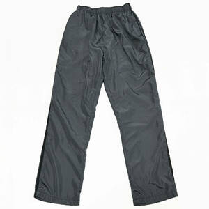 ■FLEECE LINING PANTS/表ナイロン裏フリースパンツ・ダークグレーL美品■