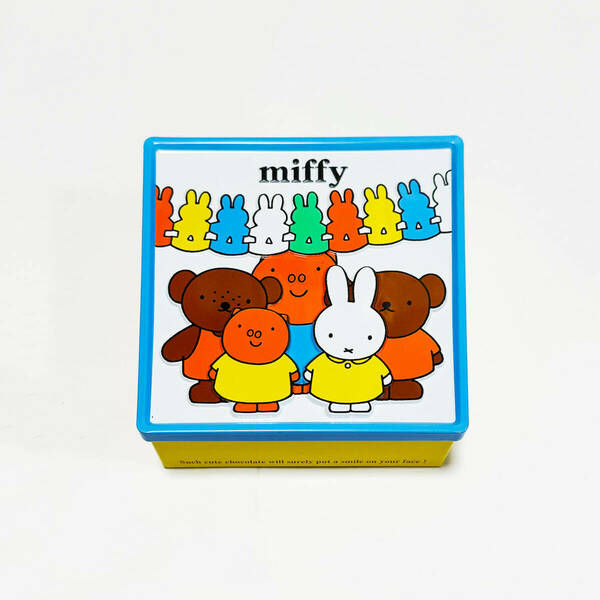 ■モロゾフ miffy/ミッフィー チョコレート 空き缶美品■