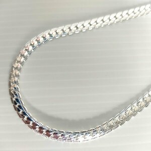 Silver Necklace 真贋不明 喜平ネックレス 48cm シルバー チェーン ネックレス