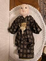 市松人形⑨ 明治初期 アンティーク ヴィンテージ レトロ 日本人形 着物 男の子_画像3