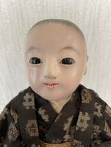 市松人形⑨ 明治初期 アンティーク ヴィンテージ レトロ 日本人形 着物 男の子_画像2