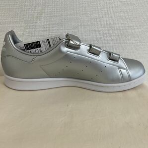 新品未使用！adidas スタンスミス ベルクロ シルバーアディダス オリジナルス 限定 銀 STAN SMITH 28の画像5