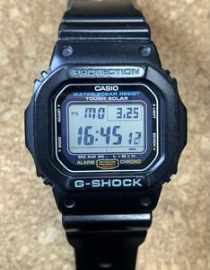 CASIO カシオ G-SHOCK G-5600E ソーラー 腕時計 稼働品 タフソーラー