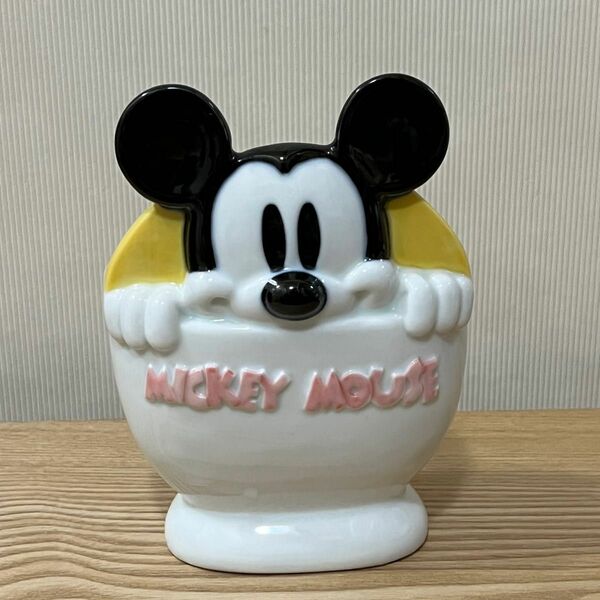 Disney　ミッキーマウス　しゃもじスタンド　陶器