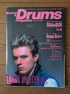 送料無料★Rhythm ＆ Drums magazine No.29 1990年冬号