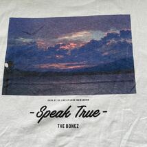 The BONEZ バンドTシャツ Live at Lake Inawasiro-Speak True 半袖Tシャツ ザ ボーンズ オフィシャルTシャツ JESSE ライズ RIZE the bonez_画像2