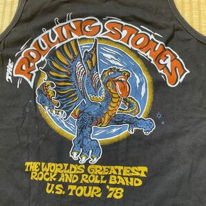 ローリングストーンズ TシャツThe Rolling Stones バンドTシャツ リップタン ノースリーブ ミックジャガー キースリチャーズ タンクトップの画像2