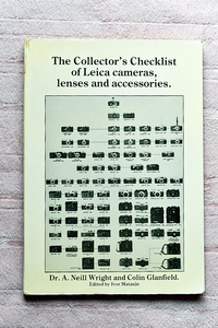 書籍“The Collector’S Checklist of Leica cameras,lenses and accessories”