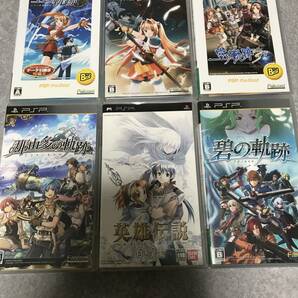 PSP ソフト 英雄伝説 6本セット 空の軌跡 SC/FC/3ｒｄ/那由多の軌跡/白き魔女/碧の軌跡 中古