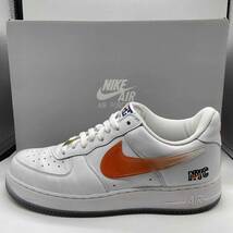 NIKE 2020 AIR FORCE 1 LOW KITH NYC CZ7928-100 SIZE 27.5cm ナイキ エアフォース1ローキス キース ホワイト_画像1