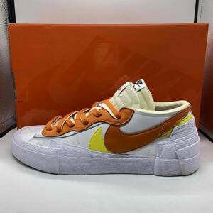 NIKE 21ss SACAI Blazer Low Orange 27.5cm DD1877-100 ナイキ ブレザーロー サカイ オレンジ