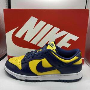 NIKE 21ss DUNK LOW RETRO VARSITY MAIZE 27.5cm DD1391-700 ナイキ ダンクロー バーシティーメイズ ミシガン スニーカー