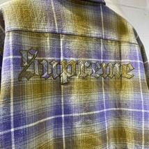Supreme 22aw Shearling Lined Flannel Shirt Size-L シュプリーム シアリングラインドフランネルシャツ_画像3