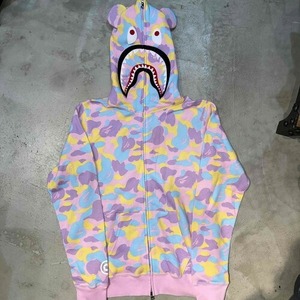 A BATHING APE 19AW CARE BEARS FULL ZIP SHARK HOODIE (LADIES) XSサイズ アベイシングエイプ ケアベア フルジップ ベイプ パーカー