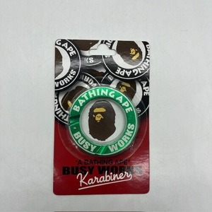 A BATHING APE BUSY WORKS CARABINER アベイシングエイプ ビジーワークスカラビナ キーホルダー