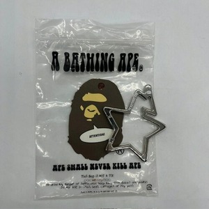 A BATHING APE BAPE STAR CARABINER アベイシングエイプ ベイプスタカラビナ キーホルダー