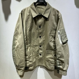 SACAI 24SS COTTON CHINO x NYLON TWILL BLOUSON 24-03316M SIZE-4 サカイ コットンチノナイロンツイルブルゾン シャツ ジャケット