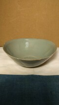 【哲】【特別出品】釉色の良い高麗青磁輪花鉢（高麗時代・12世紀）_画像3