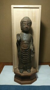 【哲】【特別出品】大きさのある李朝鉄仏（李朝時代）