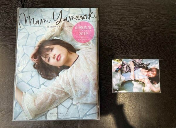 山崎真実　カレンダーBOOK2019新品　生写真タイプB送料込み　全36ページ