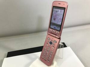 docomo　F-02J　初期化済み　判定〇　らくらくホン　ピンク　