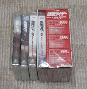 送料無料　新品未開封　仮面ライダー Blu-ray BOX 初回版 全4巻セット