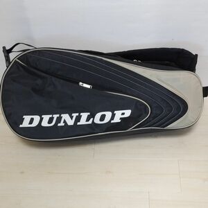 美品　DUNLOP　 テニス ラケットバッグ　6~8本　ブラック
