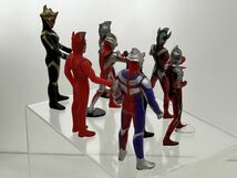 フィギュアまとめ売り/在庫処分/ウルトラマンシリーズ ソフビ 8体/ウルトラセブン タロウ ティガ ガイア バルキー星人 等【G020】_画像7