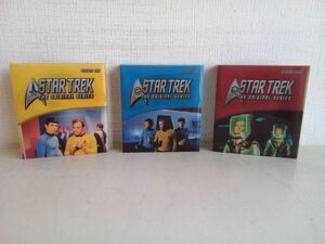 DVD-BOXセット売り/ 処分品 / STAR TREK / THE ORIGINAL SERIES / 3点セット / SEASON.ONE+TWO+THREE / リーフレット付き / 【M050】