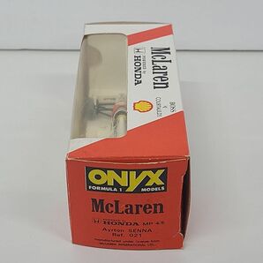 ミニカー / McLaren HONDA MP 4/5 Ayrton SENNA Ref.021 / BOSS COURTAULDS / FORMULA 1 MODELS / ONYX / 箱付【G015】の画像3