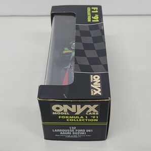 ミニカー/ ONYX 132 / LARROUSSE FORD 091 AGURI SUZUKI ラルース フォード 鈴木亜久里 /FORMULA 1 ’90 COLLECTION/オニキス/箱付【G015】の画像3