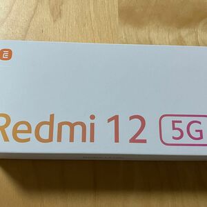 au Redmi 12 5G XIG03 （XIG03SKA） ミッドナイトブラック　4GB RAM 128GB ROM