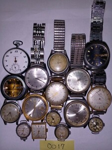 腕時計 懐中時計 手巻き 自動巻き 機械式 SEIKO セイコー CITIZEN シチズン ENICAR エニカ No.0017