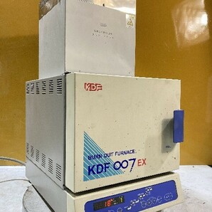 【1円スタート！】デンケン リングファーネス KDF-007EX リング焼却炉 / 白金触媒式クリーナー KDF-ES71 歯科技工 動作良好の画像1