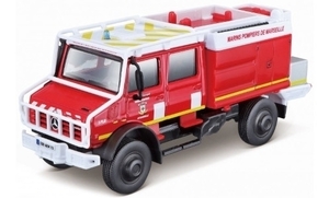 1/50 Mercedes Unimog пожарная машина насос машина Mercedes Unimog U5000 Marins Pompiers Fire fighter De Marseille fire brigade размер упаковки 60