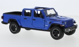 1/24 ジープ グラディエーター ルビコン ブルー Jeep Gladiator Rubicon metallic blue 2021 open canopy 1:27 1:24 Motormax 梱包サイズ80