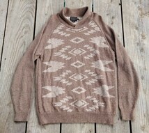 PENDLETON　ペンドルトン　ショールカラー　ニット　セーター ネイティブ柄　XL　カーディガン　薪ストーブ　キャンプ　_画像1