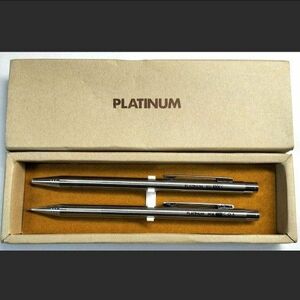 プラチナ万年筆 PLATINUM MSL 500 C シャープペンシル 0.5mm ボールペン 化粧箱付き ノベルティ