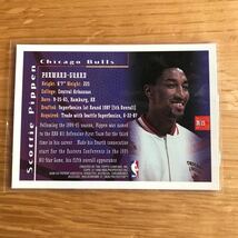 NBA カード スコッティピッペン Scottie pippen 1995-96 TOPPS finest ピッペン ピペン ブルズ_画像2