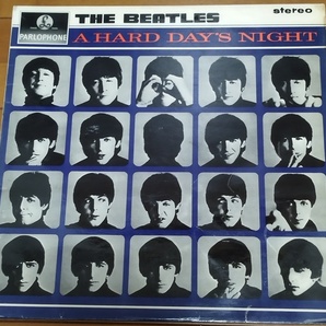 Beatles Hard Day’s Night PCS3058 stereo UK original ハード・デイズ・ナイト、英国盤、ステレオ、イエローパーロフォン