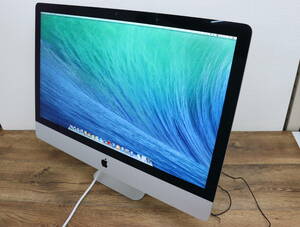 【宮城県直引推奨】 起動OK Apple/アップル iMac Late2013 A1419 27インチ OS X/i5/8GB/GT755M 1024MB/HDD 1TB 現状品 『ZG047』