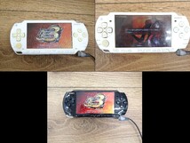 【1円スタ】 起動OK PSP 本体 3点 ソフト 20本 セット/まとめ ゲームハード/PSP-1000/2000/3000 ケーブル/メモリーカード付き 『ZG058』_画像10