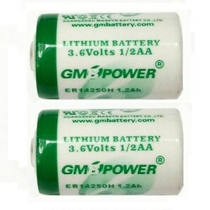 ■ Mac用丸型バックアップリチウム電池 3.6V GMB ER14250H 2個の画像1