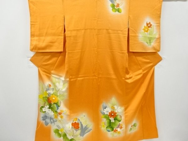 ys6903373; Ropa de visita con bordado de flores dibujadas a mano [reciclada] [desgaste], kimono de mujer, kimono, vestido de visita, A medida