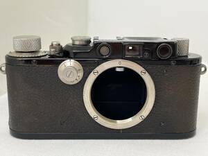 【M57】希少 Leica DⅢ D3 Ⅲ型 ボディ ブラックペイント L39 フィルムカメラ レンジファインダー 動作品 年代物