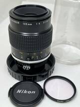 【M391】分解掃除済み Nikon Micro-NIKKOR 105mm 1:4 211871 動作品_画像1