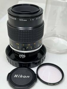 【M391】分解掃除済み Nikon Micro-NIKKOR 105mm 1:4 211871 動作品