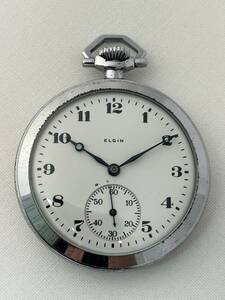 【M35】ELGIN エルジン スモールセコンド 懐中時計 手巻き 稼働品 アンティーク時計