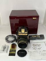 【M50】貴重品 MAMIYA RB67 PRO SD 50周年記念特装品 GOLD 漆塗 木箱 中判カメラ 動作品 中古カメラ 希少品_画像1