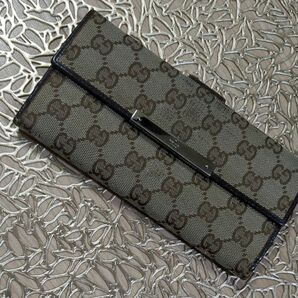 GUCCI長財布 GGキャンバス